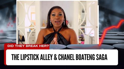 chanel boateng lipstick alley|chanel ambrose lipstick alley.